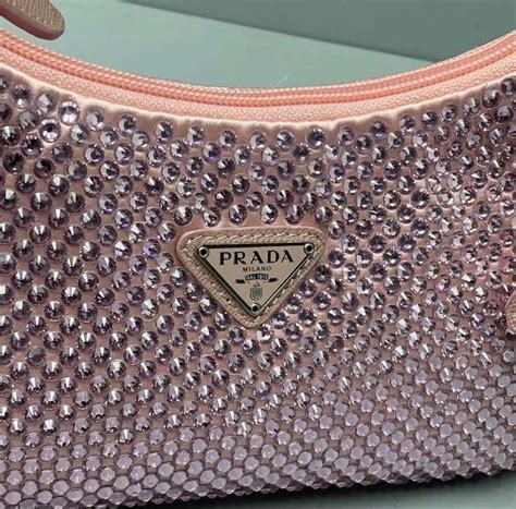 prada bag with swarovski